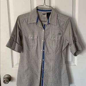 Harley Davidson button up shirt